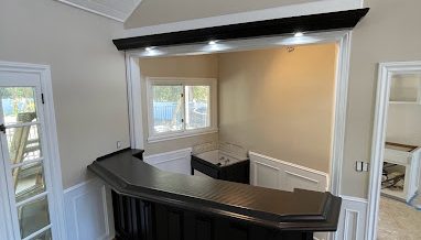 newly renovated countertop